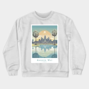 Retro Vintage - Angkor Wat Serenity Crewneck Sweatshirt